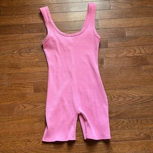 Pink bodysuit